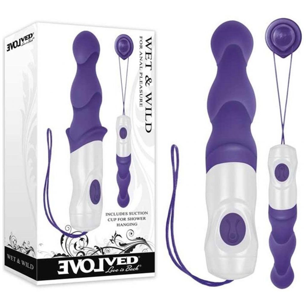 Wet Wild Anal Vibrator With Rotational Movement La Cl Du Plaisir