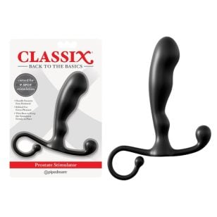 Embark on an intimate journey of discovery with our plastic Classix 4 prostate stimulator.