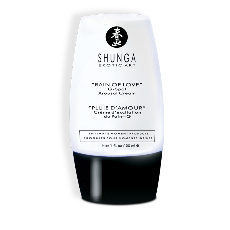 Shunga's Rain of Love vaginal arousal cream can help accentuate the intensity of orgasms.