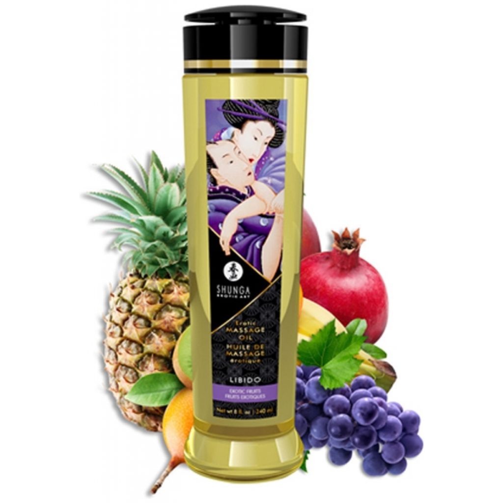 huile de massage fruits exotiques de shunga