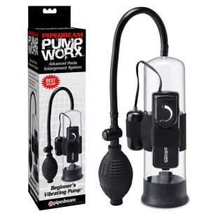 The Beginner Worx penis pump with vibration will give you the size and confidence you've always dreamed of.