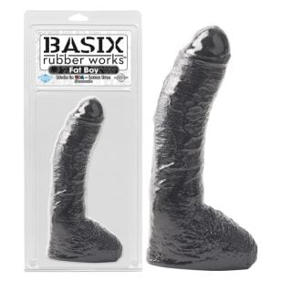 Pipedream stands out once again by bringing remarkable innovation to the Basix Rubber Works 10" wide black dildo.