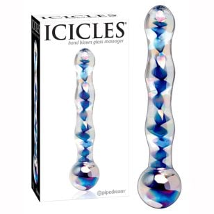 The Icicles 8 glass dildo, the Quintessence of Refined and Long-lasting Pleasure.