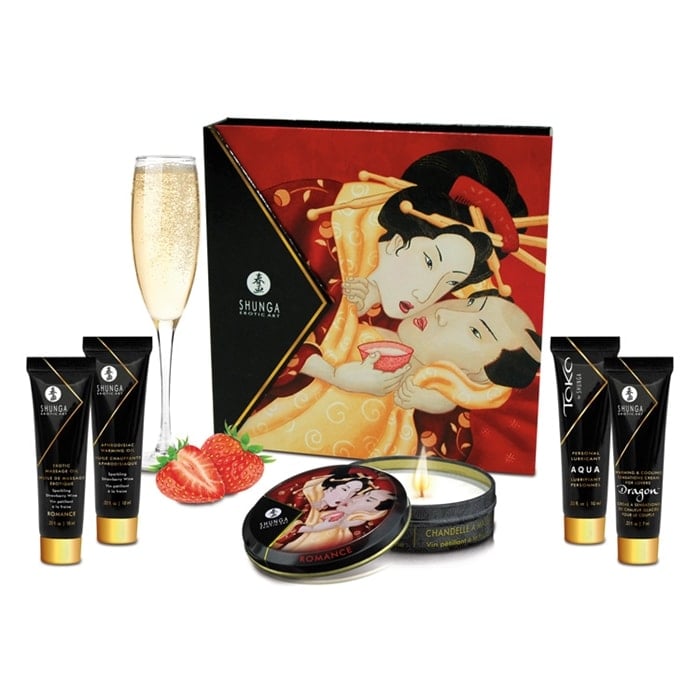 Secret de Geisha vin pétillant à la fraise idéal pour les escapades amoureuses.