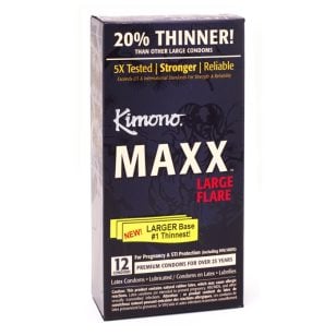 Condom Maxx 20% plus mince pour vous permettre plus de sensation.