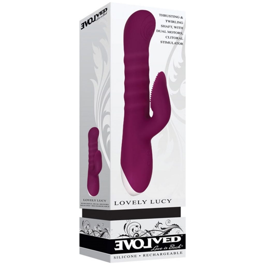 vibrateur double action rechargeable Lovely Lucy