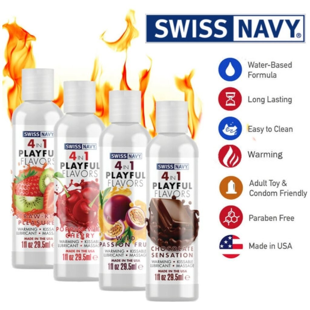 Lubrifiant Swiss Navy 4 en 1