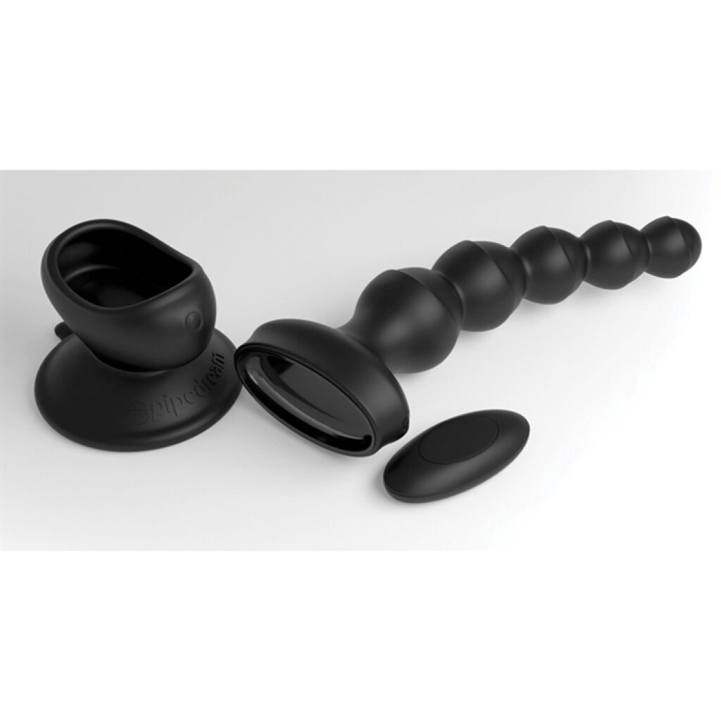 Vibrateur anal 3Some Wall Banger Beads noir