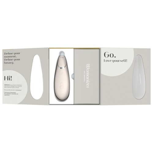 Womanizer Premium 2 gris stimulateur clitoridien rechargeable