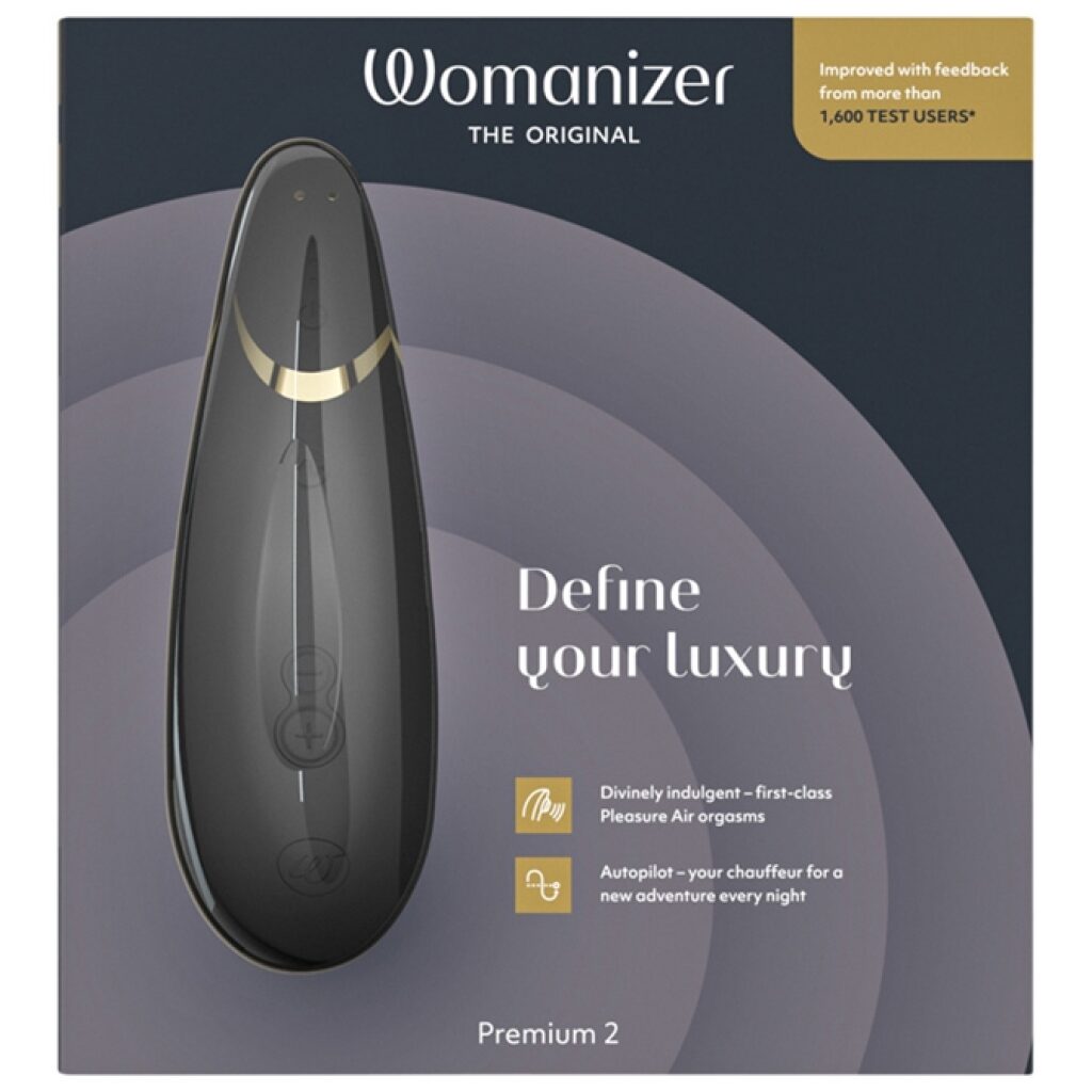 Womanizer Premium 2 noir stimulateur clitoridien rechargeable