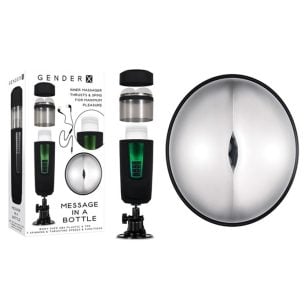Message in a Bottle rechargeable masturbator. Message in a Bottle masturbator with powerful rotating trotter and audio. Turbo mode and seven speeds and rotation and thrust functions.