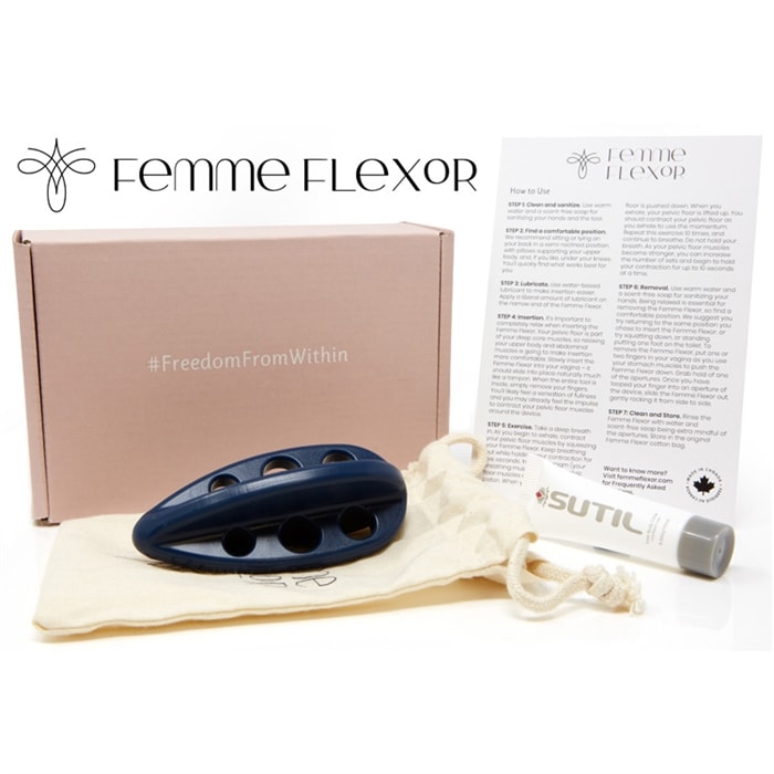 Le Femme Flexor 1. Le Femme Flexor 1 est un outil de renforcement du plancher pelvien conçu par un expert en bien-être sexuel.