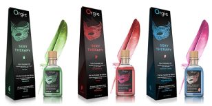 L'huile de massage Sexy Therapy mangeable a un effet chauffant agréable et est délicieusement parfumée