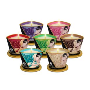 Shunga massage candle available in 7 fragrances