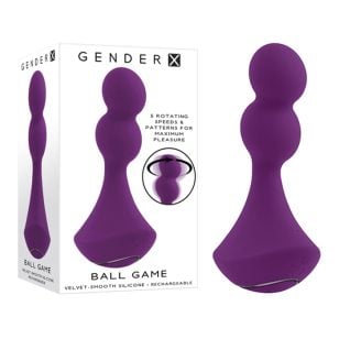 Ball Game rechargeable silicone vibrator with 7 speeds.