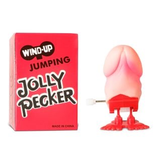 The Jolly Pecker jumping penis is a fun, sexy novelty item.