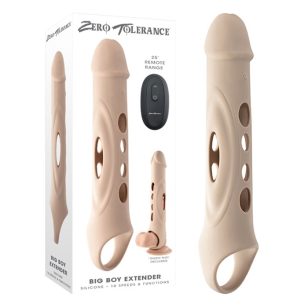 Rechargeable Big Boy penile prosthesis with remote control.