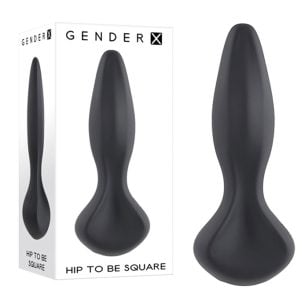 Hip To Be Square rechargeable silicone anal vibrator.