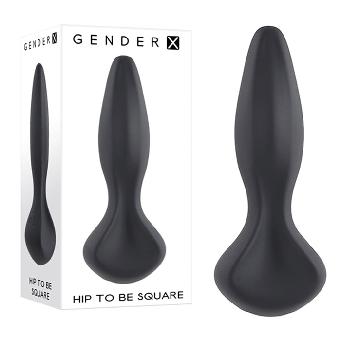 Vibrateur anal Hip To Be Square rechargeable en silicone.