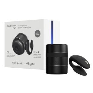 Double the Fun Couples Bundle includes Arcwave Voy and We-Vibe Sync 2