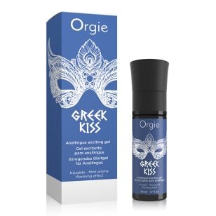 Greek kiss from Orgie with mint flavor.