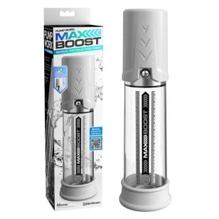 White WorxMax Boost penis pump with piston.