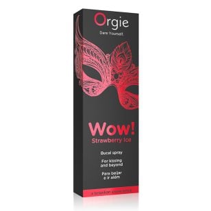 Orgie mouth spray for kissing and oral sex.