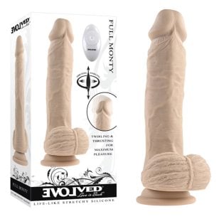 Explore Intense Pleasure with our realistic, multifunctional Full Monty vibrator.