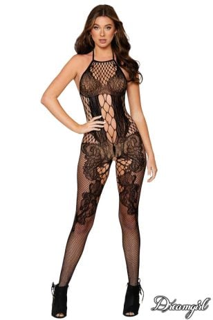 High neck bodystocking from the Dreamgirl collection.