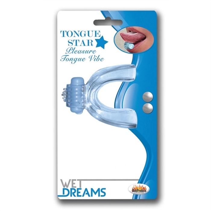 Avec la Tongue Star bleu transformez votre expérience orale en moment très intense.