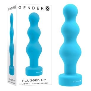 Discover Elegance and Performance with the Flexible Beaded Plugged Up anal vibrator.