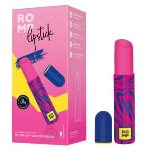 Compact but powerful, ROMP Lipstick is a clitoral stimulator with Pleasure Air.