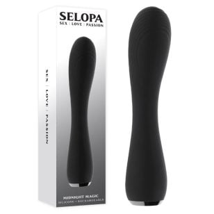 Classic Midnight Magic rechargeable silicone vibrator.