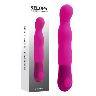 G Wow silicone G-spot vibrator with variable speed.