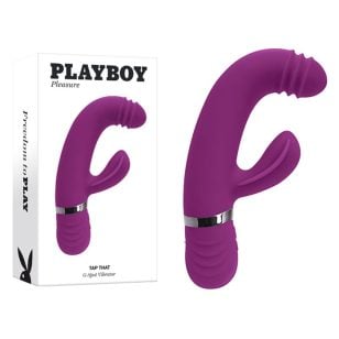 Tap That rechargeable silicone G-spot vibrator.