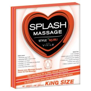 Avec la housse Splash Massage de Vivilo ont a voulu encore une fois créer un environnement érotique sain et agréable.