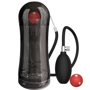 Discover a new dimension of pleasure with our Rechargeable Vibrating Masturbator with air compression.
