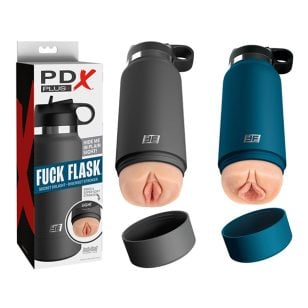 The discreet Fuck Flask masturbator with a water bottle look.
