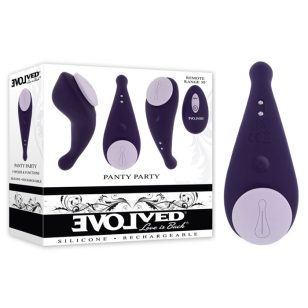 Host a private pleasure party just for you with our advanced Panty Party remote-controlled vibrator.