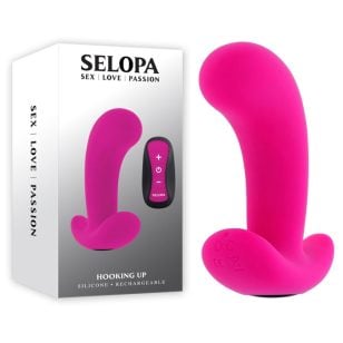 Immerse yourself in the ultimate pleasure experience with our multi-function, remote-controlled Hooking Up prostate vibrator.
