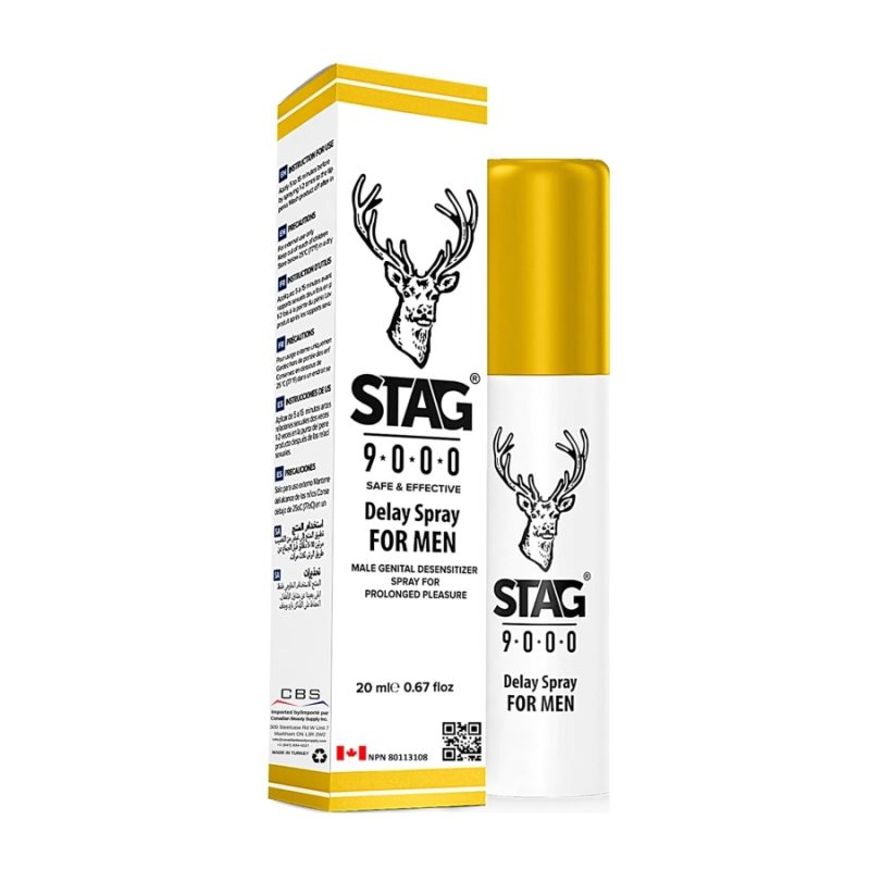 Discover STAG 9000 desensitizing spray. An advanced, innovative vaporizer designed to help men maximize their sensations.