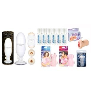 Super Spécial Combo de 11 Produits avec Masturbateur Embrace.