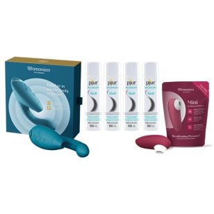 Combo Womanizer Duo 2 and Pjur Lubricant