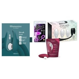 Découvrez notre Spécial Combo Womanizer et Vivilo, une sélection de quatre produits haut de gamme soigneusement choisis.