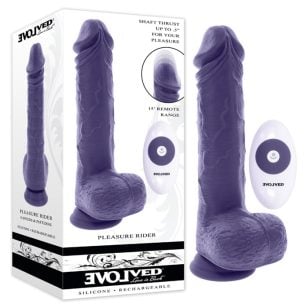 Vibrateur à Poussée Pleasure Rider, un sextoy puissant conçu pour offrir une satisfaction profonde et des sensations réalistes.