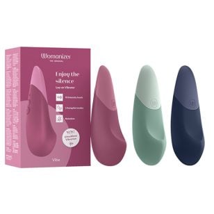 Le Womanizer Vibe est un vibrateur révolutionnaire doté d’une forme ergonomique et de points de stimulation variés.