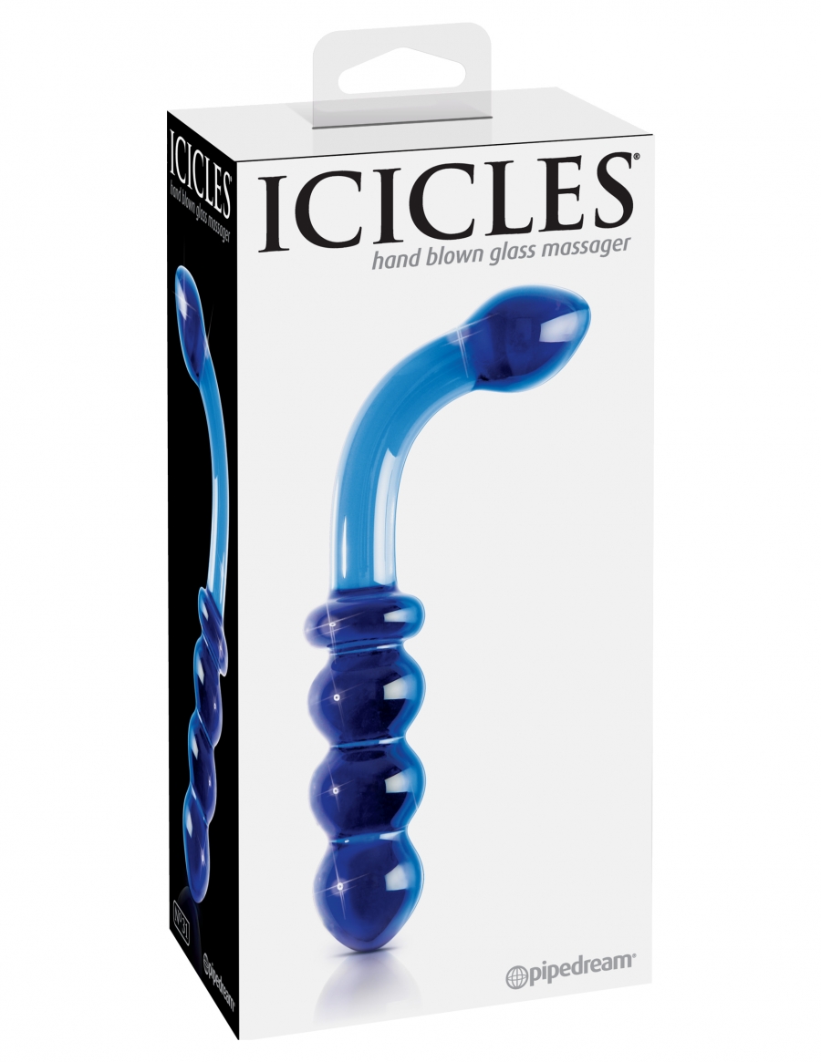 Dildo en Verre Icicles 31 – Élégance, Sensations Intenses & Artisanat Premium