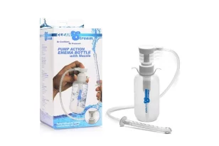 Clean Stream Pump Enema Bottle with Nozzle