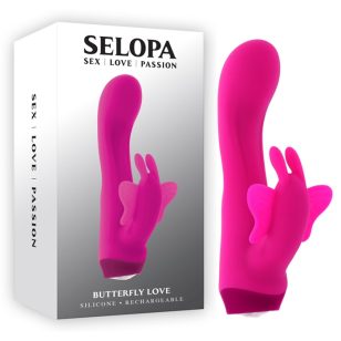 Butterfly Love dual-action vibrator