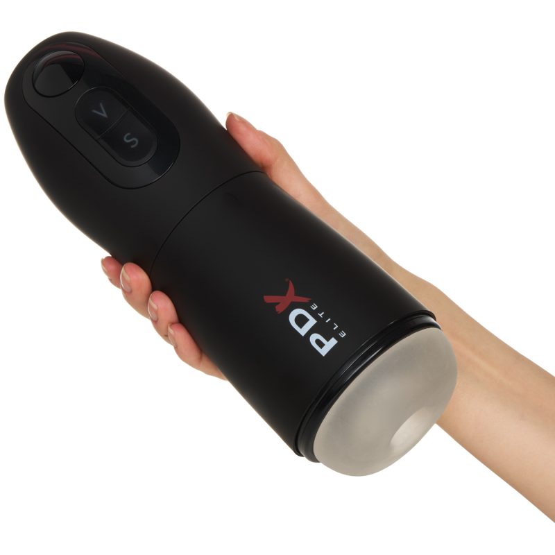 The Suck-O-Matic masturbator is equipped with an ultra-powerful motor offering seven different suction modes.